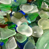 Seafoam Sea Glass Silver Bracelet