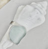 Seafoam Blue Sea Glass Ring, Adjustable